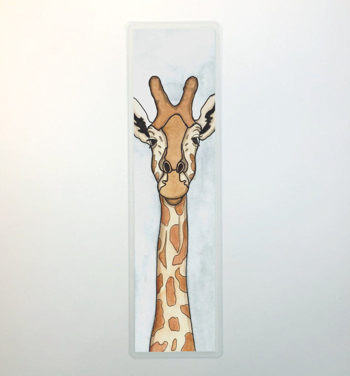 PinkPolish Design Bookmarks "Long Neck Giraffe" 2-Sided Bookmark