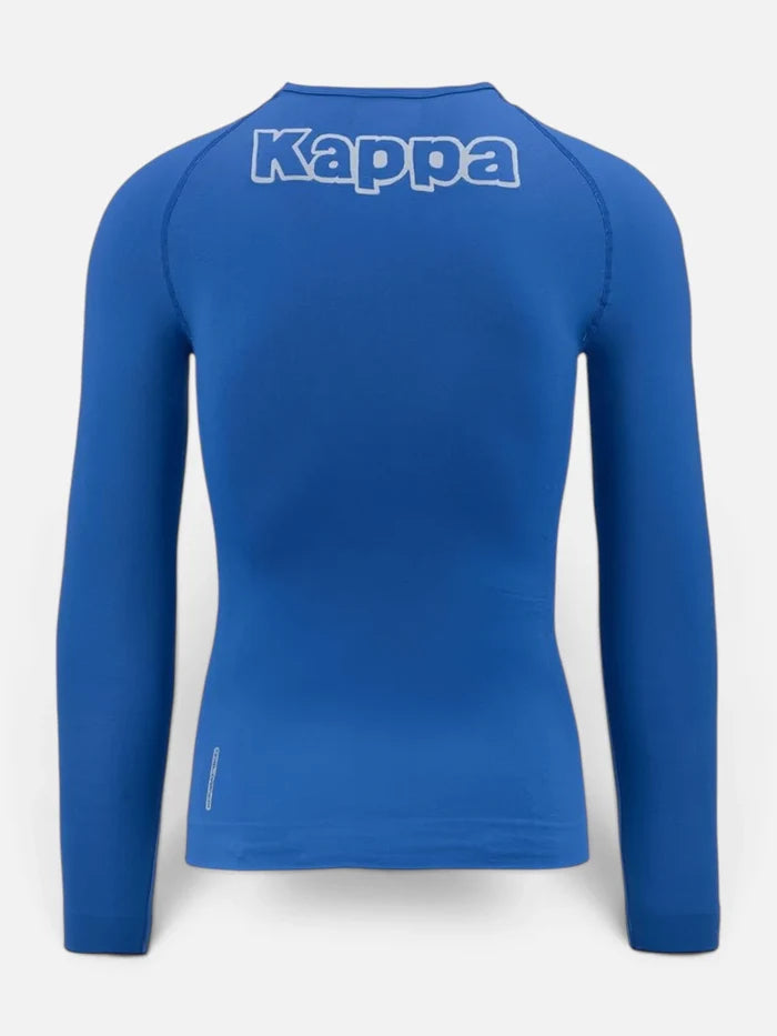 Lycra Termica Kappa Kombat Skin Bongv Azul Cobalt-Blanco
