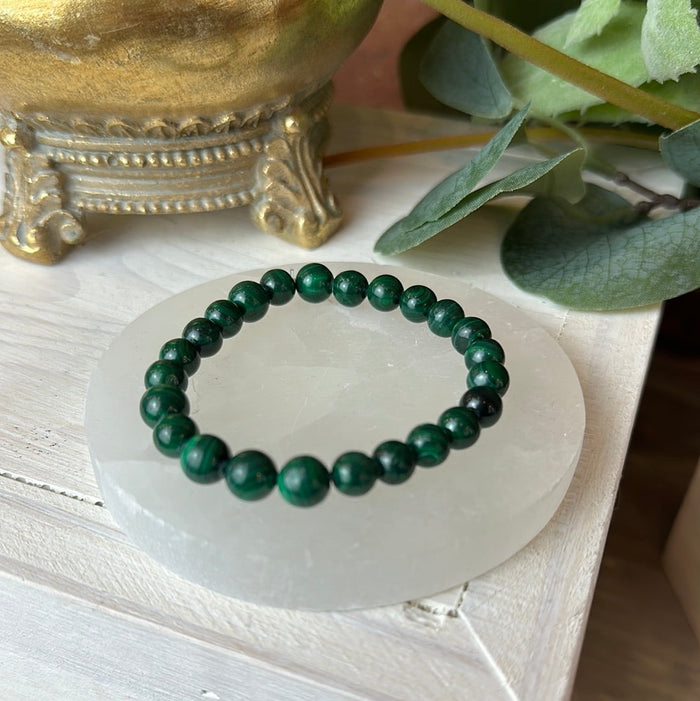 Malachite 8mm Stretch Bracelet