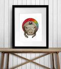 PinkPolish Design Art Prints "Manticorn"  Watercolor Painting: Art Print