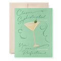 Martini Greeting Card