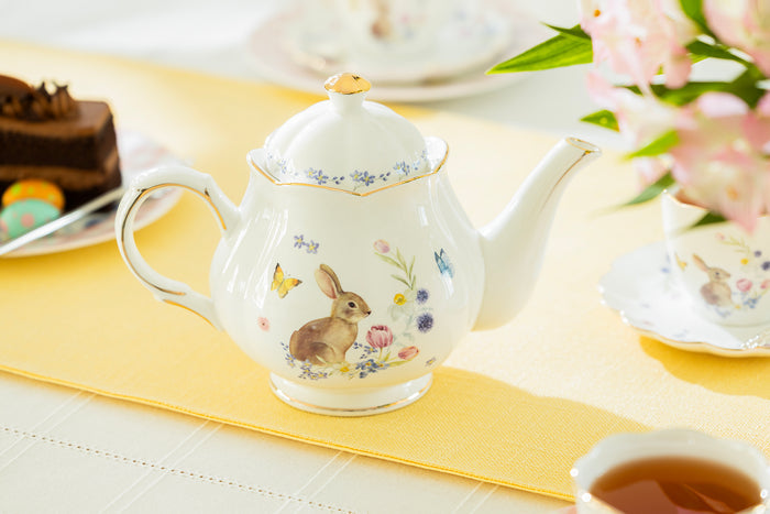 Meadow Bunny Fine Porcelain Tea Set
