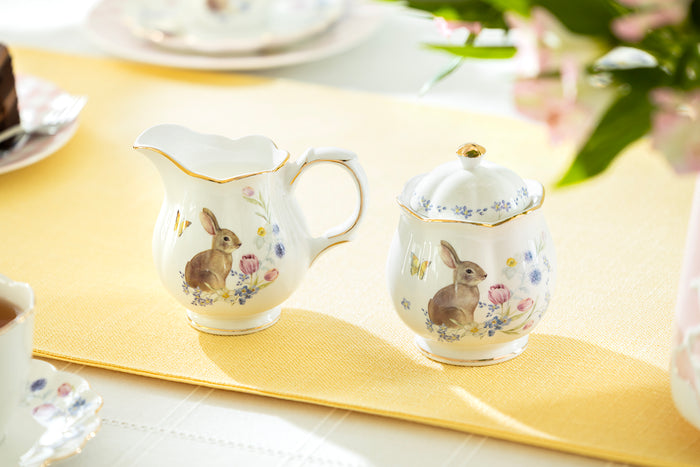 Meadow Bunny Fine Porcelain Tea Set