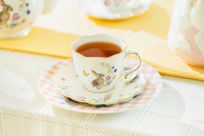 Meadow Bunny Fine Porcelain Tea Set