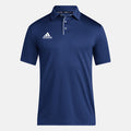 Front view of the Men's Adidas Coach Short Sleeve Polo.