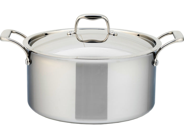 Meyer SuperSteel Tri-Ply Clad Stainless Steel 9L Dutch Oven with cover, Made in Canada