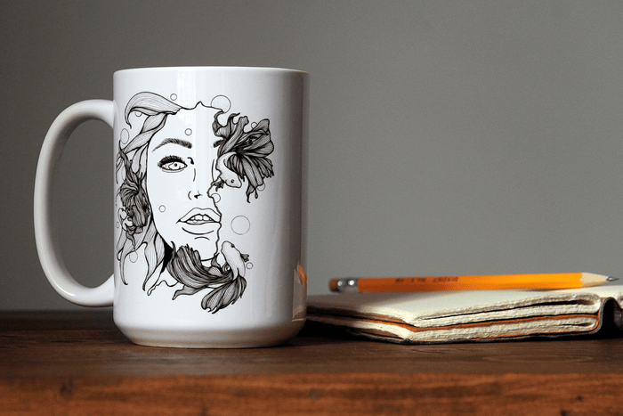 PinkPolish Design Coasters "Mindless" 15oz Mug