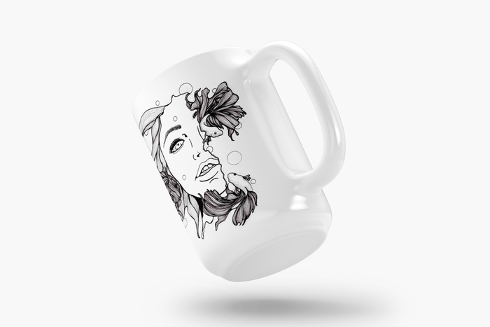 PinkPolish Design Coasters "Mindless" 15oz Mug