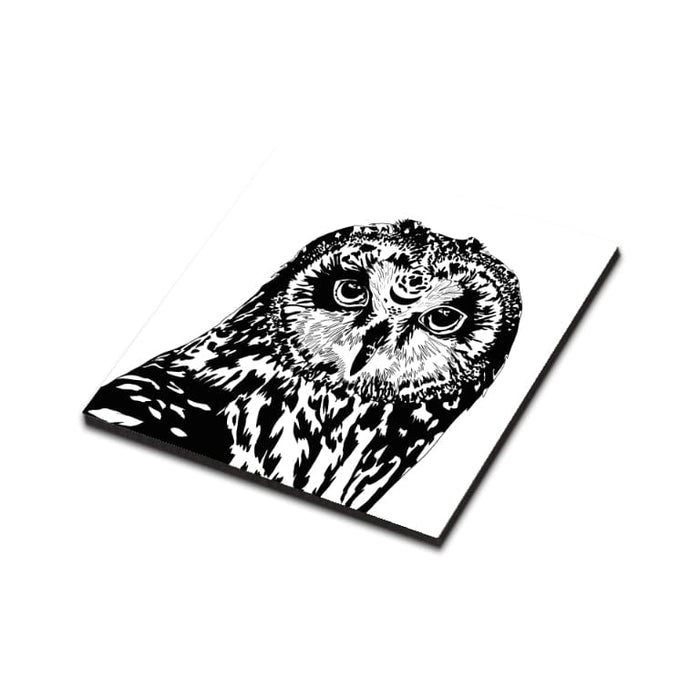 PinkPolish Design Magnets "Moon Owl" Wood Refrigerator Magnet