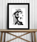 PinkPolish Design Art Prints "Moral Compass" Digital Drawing: Art Print