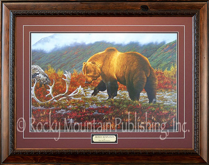 Mossy Remnants – Framed Print by Tom Mansanarez