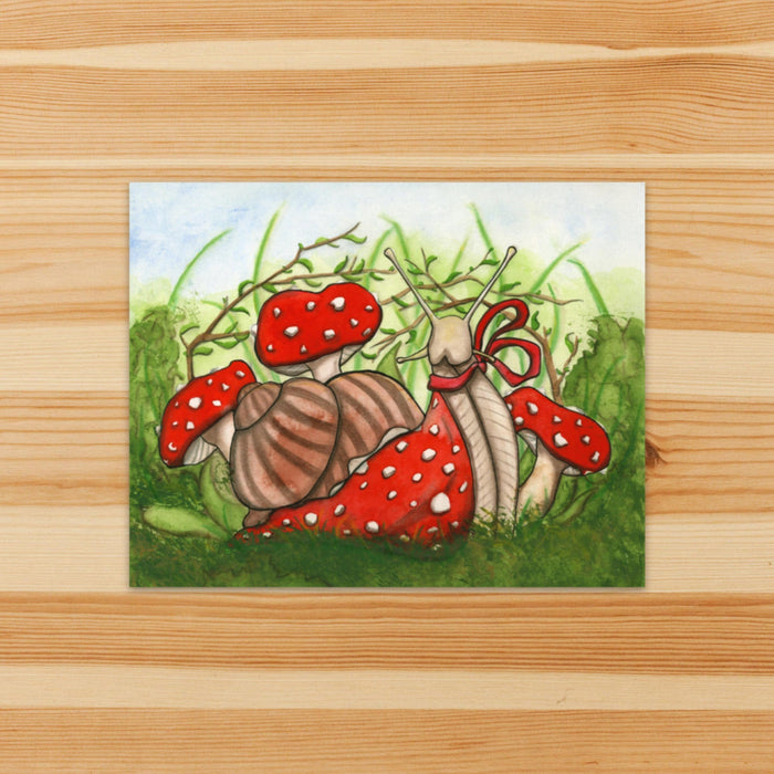 PinkPolish Design Stickers "Ms. Fantabulous Snail" Vinyl Die Cut Sticker