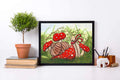 PinkPolish Design Art Prints "Ms. Fantabulous Snail" Watercolor Painting: Art Print