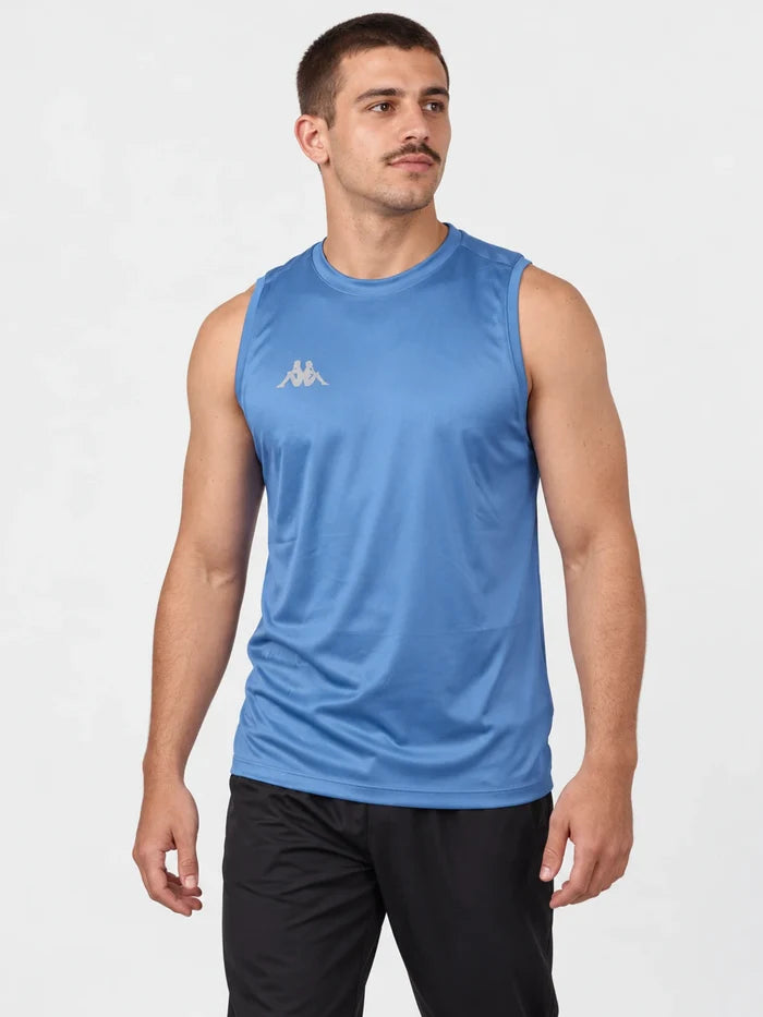 Musculosa Kappa Kombat Exa Tank Azul Celestial — vista principal