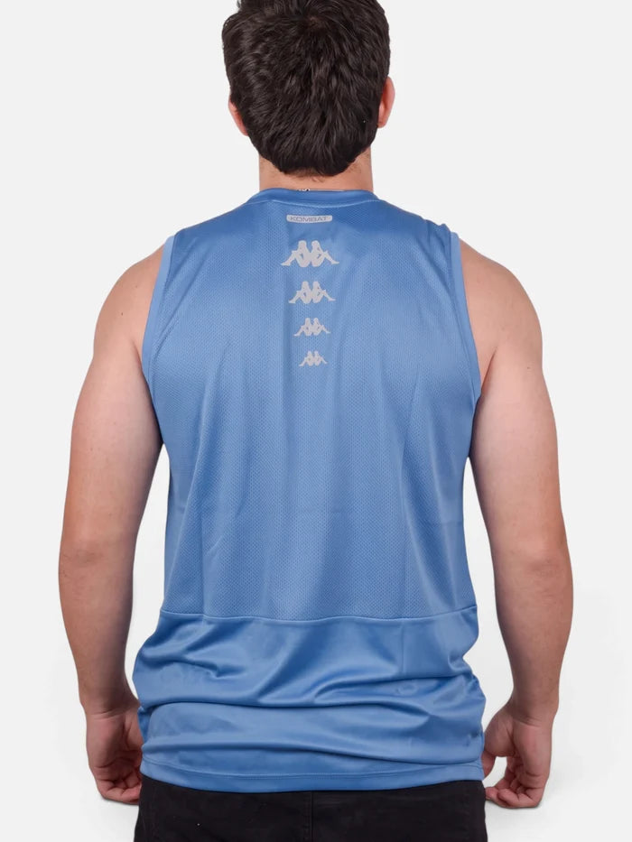 Musculosa Kappa Kombat Exa Tank Azul Celestial
