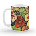 PinkPolish Design Coasters "Nasturtium" 15oz Mug