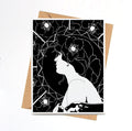 PinkPolish Design Note Cards "Nouveau Tribute" Handmade Notecard