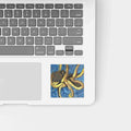 PinkPolish Design Stickers "Octopus Genius" Square Vinyl Sticker