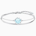 OLIVE:BANGLE RND AQUA/CRY/RHS M