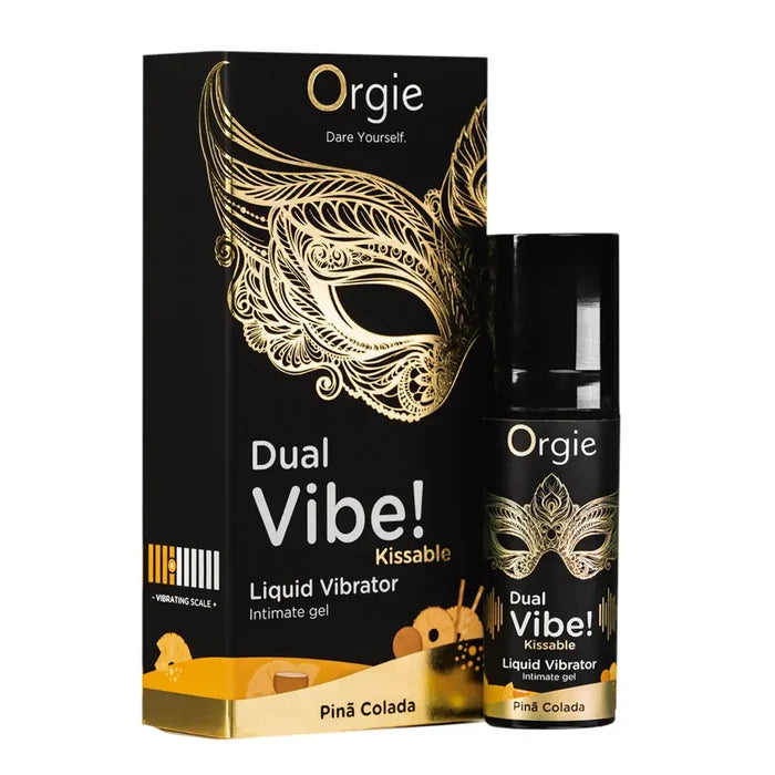 Orgie Dual Vibe Piña Colada Intimate Arousal Gel - 0.5 fl. oz. - Enhancers