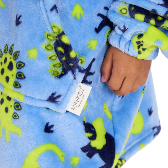 Oversized Dino Print Plus Gown (One Size - 3-6 Years) (PK4) 18C1081