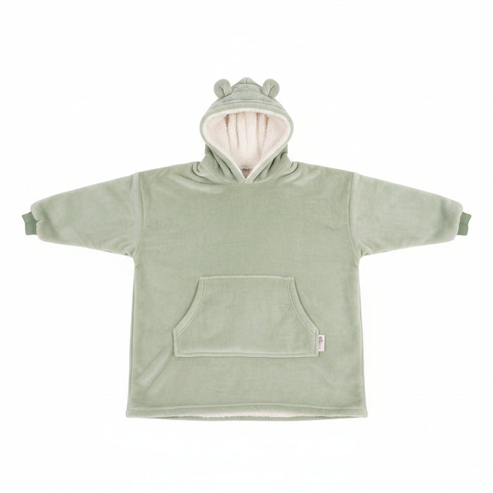 Oversized Plush Hoodie - Sage Green (3-6yrs) (PK4) 18C936