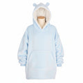 Oversized Plush Hoodie - Sky Blue (3-6yrs) (PK4) 18C999