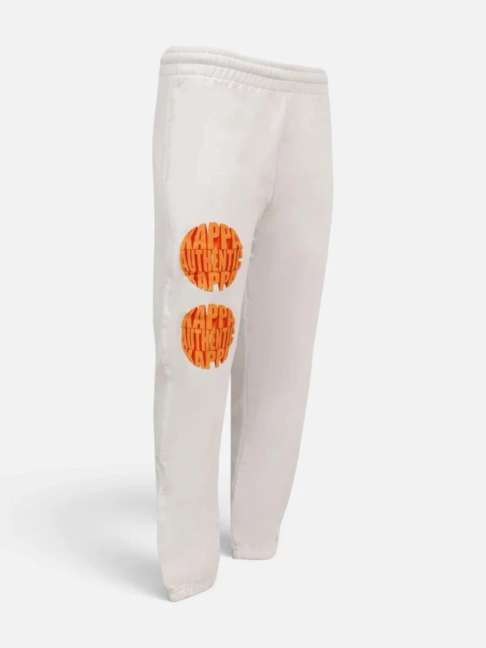 Pantalon Kappa Authentic Graphik Georgia Ar Blanco