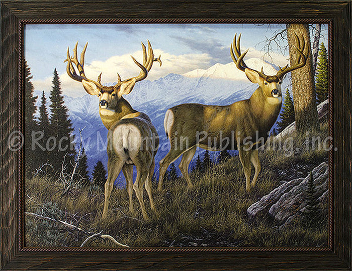 Parting Company – Framed Giclee Canvas by Tom Mansanarez