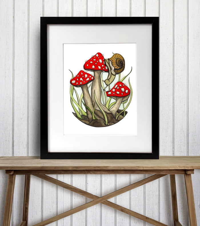 PinkPolish Design Art Prints "Perspective" Watercolor Painting: Art Print