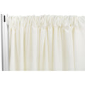 Poly Premier (IFR) 10ft H x 60" W drape/backdrop - Ivory - CV Linens
