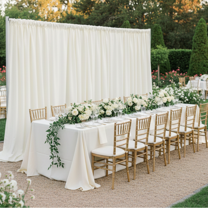 Outdoor Polyester Drape Backdrop
