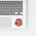 PinkPolish Design Stickers "Pomegranate Surprise" Vinyl Die Cut Sticker
