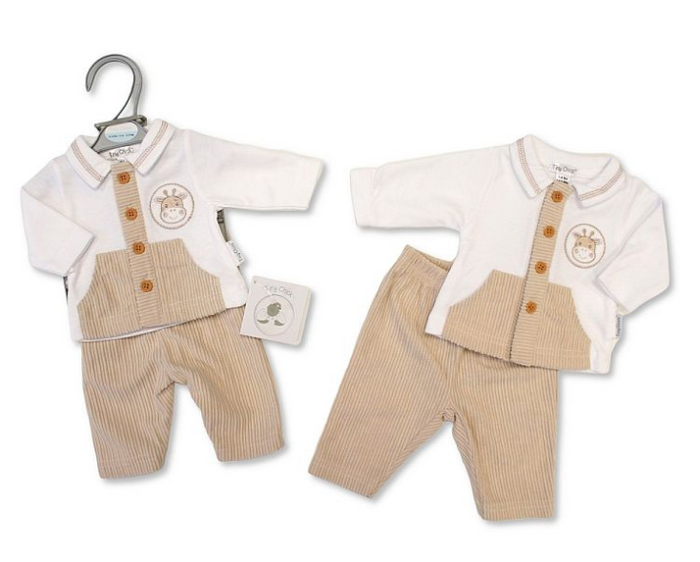Premature Baby 2 pcs Set - Giraffe (3-8lbs) (PK6)  PB-20-727