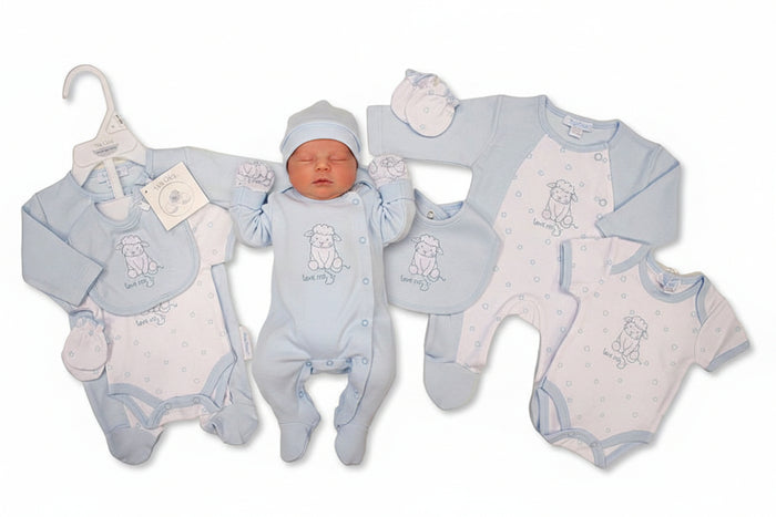 Premature Baby Boys 4 Pieces Set - Love Me (3-8lbs) (PK6)  PB-20-735S