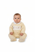 Premature Baby Boys All-In-One with Smocking - Space (3-8lbs) (PK6)  PB-20-731