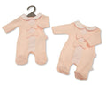 Premature Baby Girls All in One with Lace and Bows - Hearts (PK6) (3-8lbs) PB-20-757