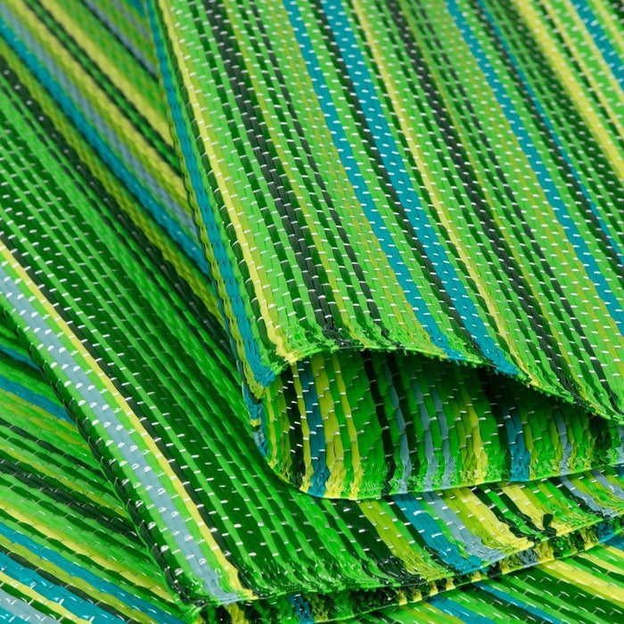 Rainbow Outdoor Rug Green: Vibrant Patio Decor | The Rugs