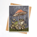 PinkPolish Design Note Cards "Rainy Day" Handmade Notecard