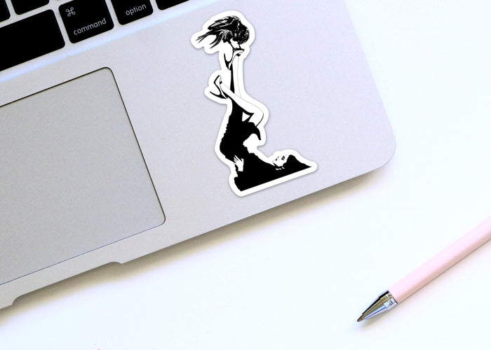 PinkPolish Design Stickers "Raven Consultation" Vinyl Die Cut Sticker