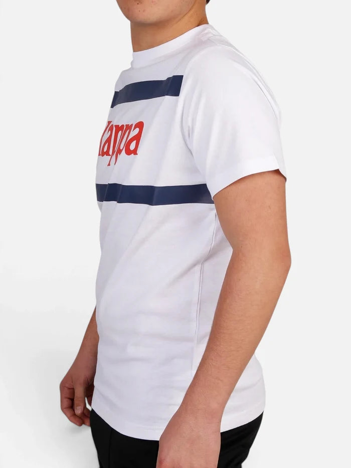 Remera Kappa Authentic Monthy Blanco