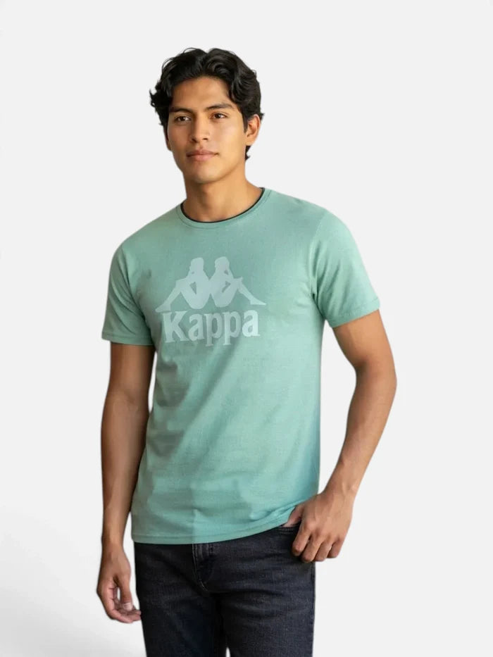 Remera Kappa Authentic Tahitix Verde Nettuno