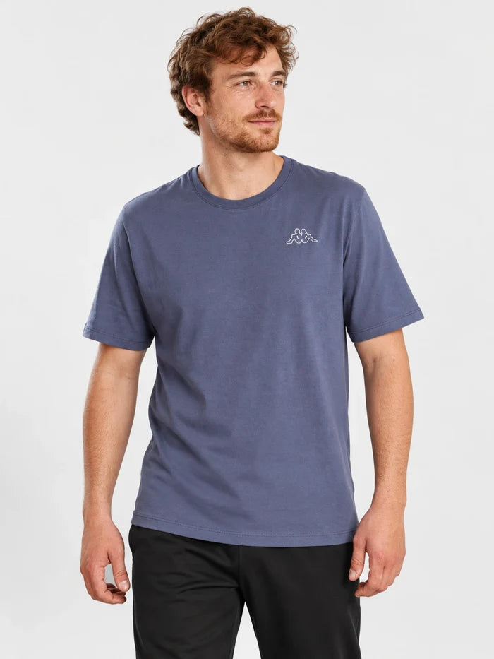 Remera Kappa Logo Avera T-Shirt Azul Marine — vista principal