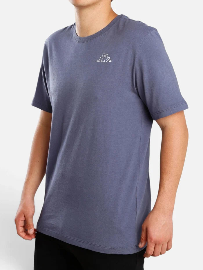 Remera Kappa Logo Avera T-Shirt Azul Marine