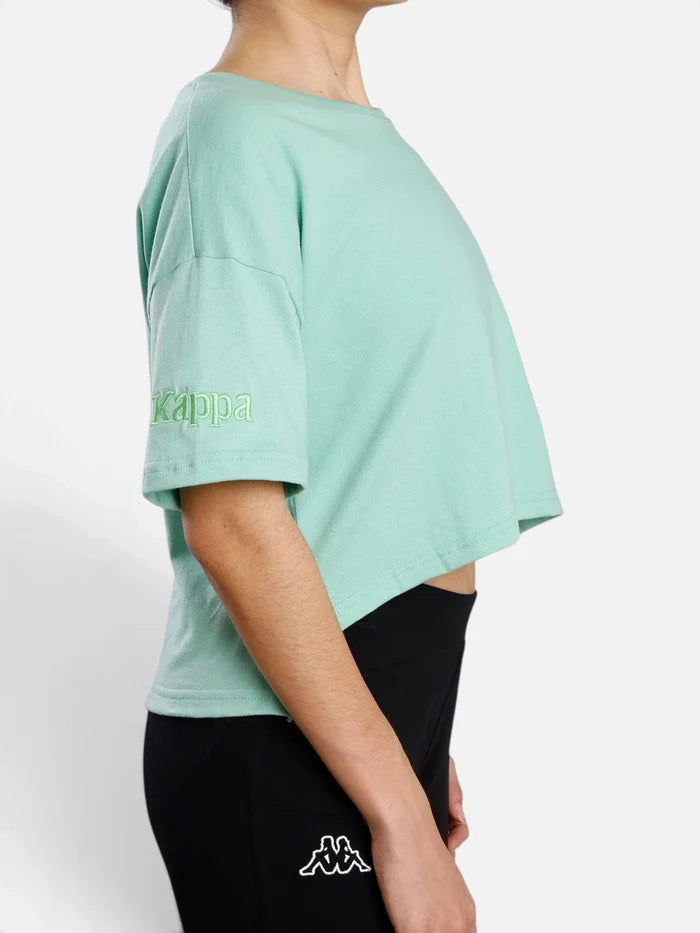 Remera Mujer Kappa Authentic Ghigax Verde Nettuno