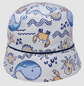 Reversible Baby Boys  Bucket Hat - Sea Animals (6-18m) (PK12) 0399