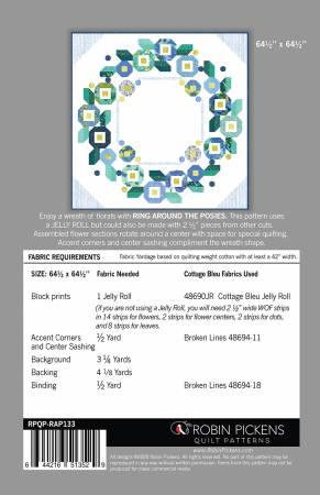 Ring Around the Posies Quilt Pattern - Robin Pickens