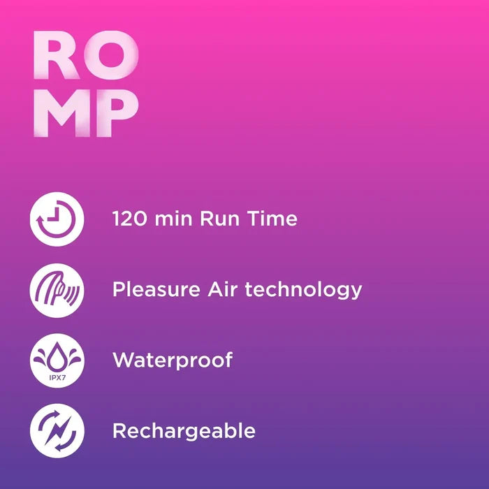 ROMP™ Pulse Rabbit Vibrator with Pleasure Air Technology Purple