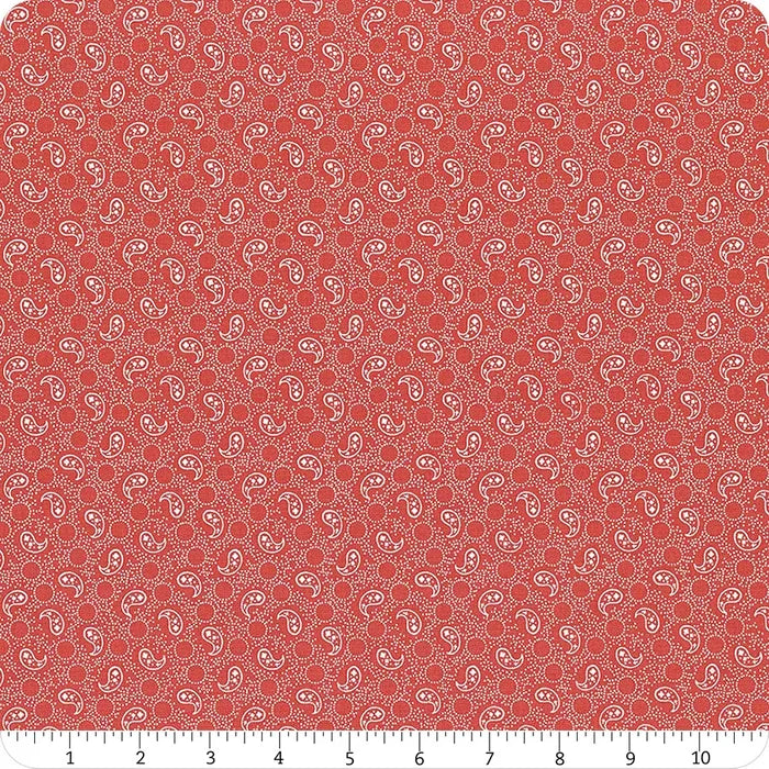 Roselyn Cranberry Paisley Yardage SKU# 14915-14