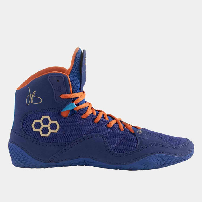 Side view of Rudis JB1 Adult World Wide Wrestling Shoes.